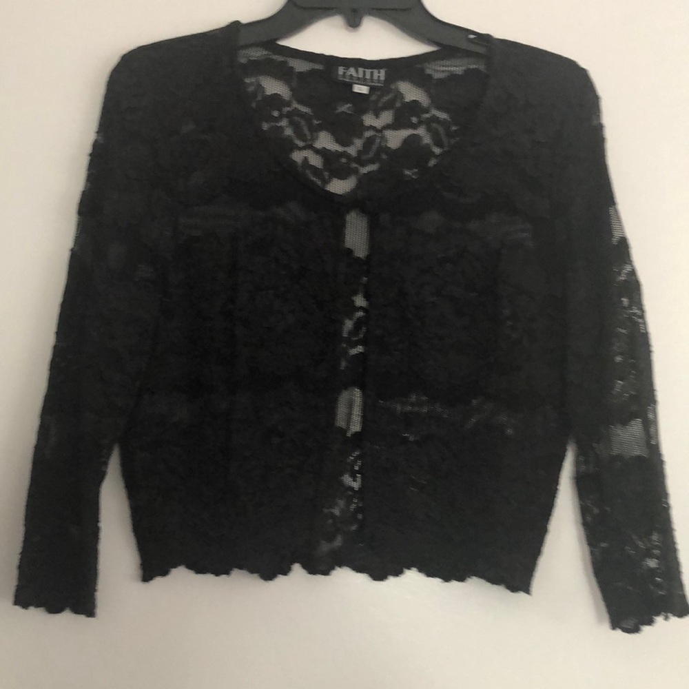 Black Lace Shrug